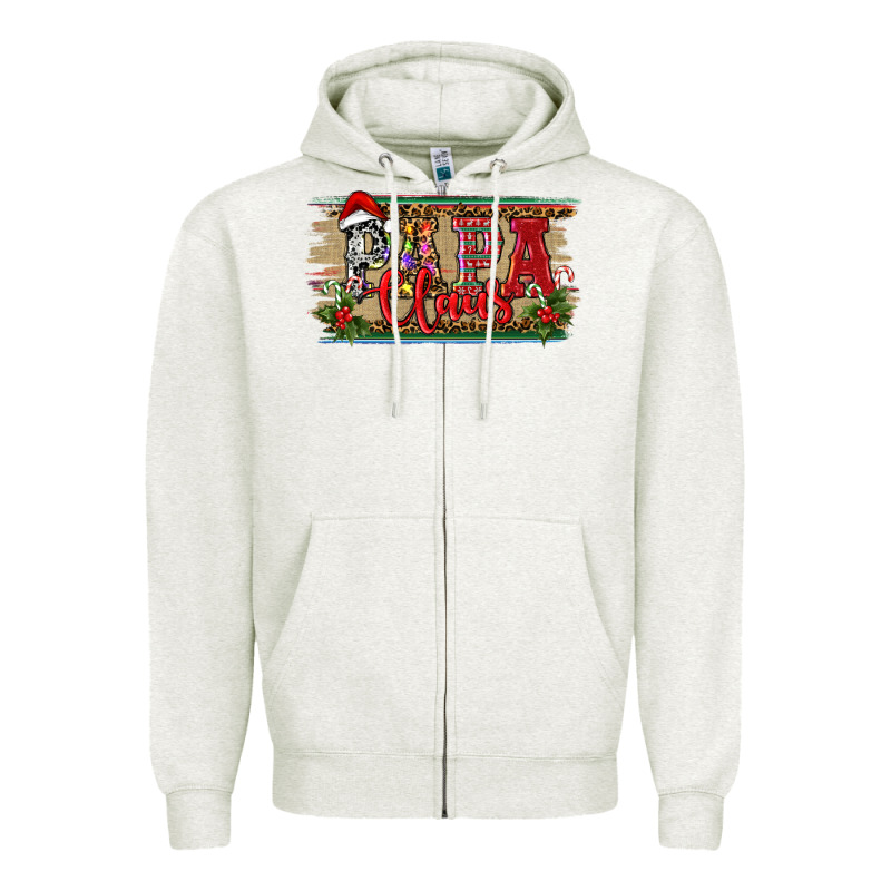 Christmas Western Papa Claus Zipper Hoodie by RanaPortraitStore | Teevron