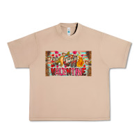 Burro Nach Valentine Urban Heavy Tee - CowhideDigitalArt