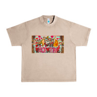 French Oak Nach Valentine Urban Heavy Tee - CowhideDigitalArt