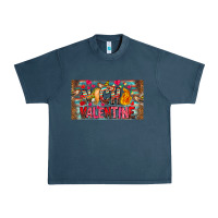 Midnight Navy Nach Valentine Urban Heavy Tee - CowhideDigitalArt