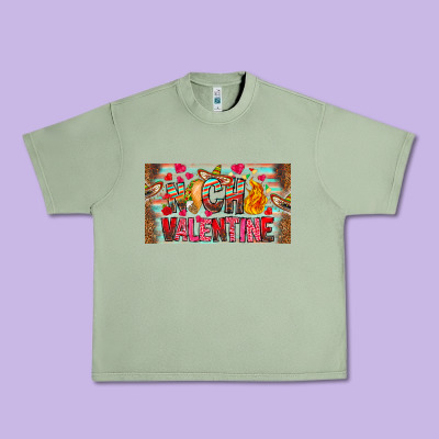 Nach Valentine Urban Heavy Tee Designed By Cowhidedigitalart