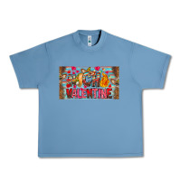 Pebble Blue Nach Valentine Urban Heavy Tee - CowhideDigitalArt