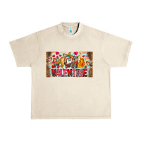 Sandshell Nach Valentine Urban Heavy Tee - CowhideDigitalArt