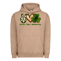 Pigment Burro peace love st.patrick's day Urban Hoodie - Jasminsmagicworld
