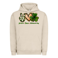 Peace Love St.patrick's Day Urban Hoodie | Teevron