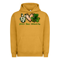 Pigment Peanut Butter peace love st.patrick's day Urban Hoodie - Jasminsmagicworld