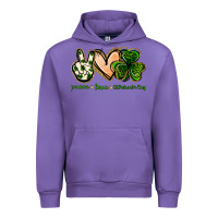 Tulip peace love st.patrick's day Urban Hoodie - Jasminsmagicworld