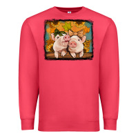 Cardinal fall pigs Premium Sweatshirt - Jasminsmagicworld