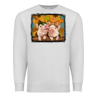 Dove Grey fall pigs Premium Sweatshirt - Jasminsmagicworld