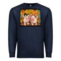 Navy fall pigs Premium Sweatshirt - Jasminsmagicworld