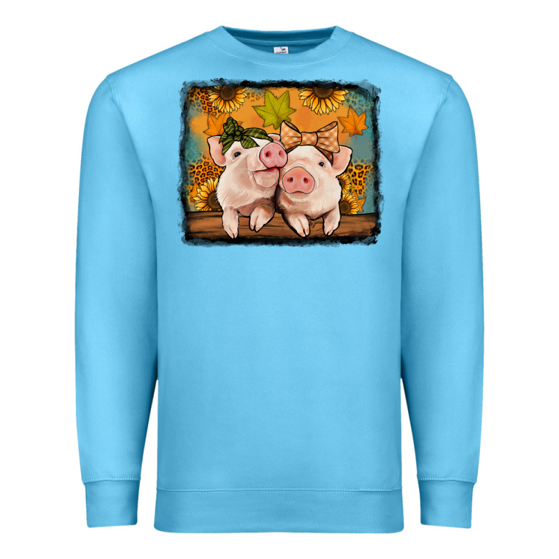 Fall Pigs Premium Sweatshirt by Jasminsmagicworld | Teevron