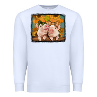 White fall pigs Premium Sweatshirt - Jasminsmagicworld