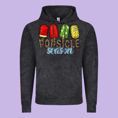 Popsicle Season Vintage Hoodie Designed By Racoondesign