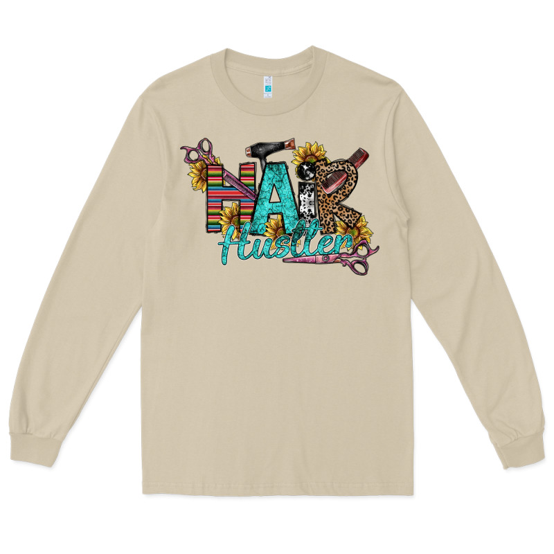 Hair Hustler Long Sleeve Tee by SublimationCraftShop | Teevron