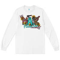 White Hair Hustler Long Sleeve Tee - SublimationCraftShop
