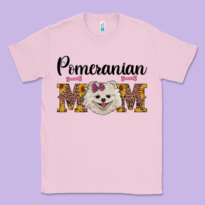 Western Mom Pomeranian Classic Tee Designed By Ranaportraitstore