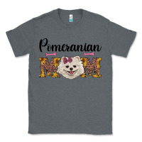 Charcoal Heather western mom pomeranian Classic Tee - RanaPortraitStore