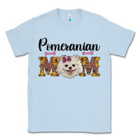 Dusty Blue western mom pomeranian Classic Tee - RanaPortraitStore