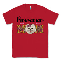 Red western mom pomeranian Classic Tee - RanaPortraitStore