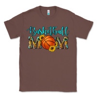 Chestnut western leopard camouflage sunflowers glitter mom basketball Classic Tee - Artiststas