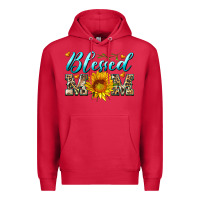 Cardinal blessed mom with sunflower Premium Hoodie - Artiststas