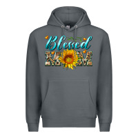 Rock blessed mom with sunflower Premium Hoodie - Artiststas