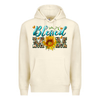 Sandshell blessed mom with sunflower Premium Hoodie - Artiststas