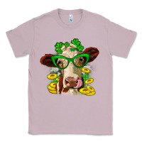 Lilac St. Patrick's Day cow Classic Tee - OliviaCreatesArt