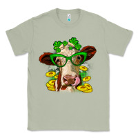 Matcha St. Patrick's Day cow Classic Tee - OliviaCreatesArt