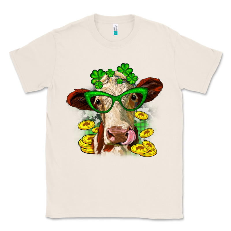 St. Patrick's Day Cow Classic Tee by OliviaCreatesArt | Teevron