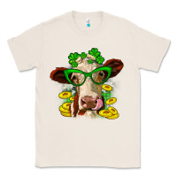 Natural St. Patrick's Day cow Classic Tee - OliviaCreatesArt