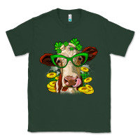 Sports Green St. Patrick's Day cow Classic Tee - OliviaCreatesArt