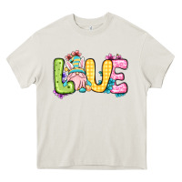 Cream Easter Day Love Easter gnome Heavy Core Tee - OliviaCreatesArt
