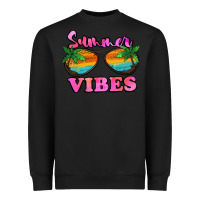 Black Summer Vibes Heavyweight Sweatshirt - Jasminsmagicworld