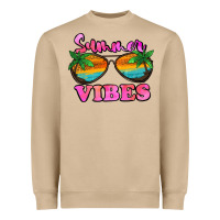 Mushroom Summer Vibes Heavyweight Sweatshirt - Jasminsmagicworld