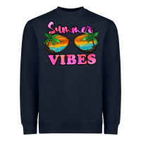 Navy Summer Vibes Heavyweight Sweatshirt - Jasminsmagicworld