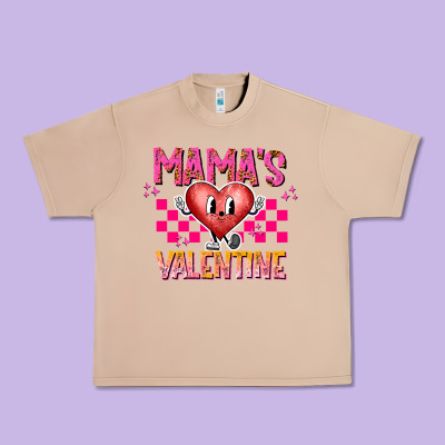 Mamas Valentine Urban Heavy Tee Designed By Cowhidedigitalart