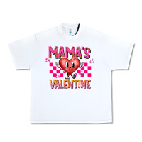 White Mamas Valentine Urban Heavy Tee - CowhideDigitalArt