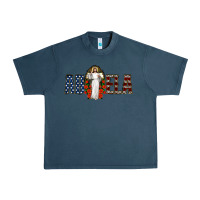 Midnight Navy abuela jesus christ Urban Heavy Tee - Jasminsmagicworld