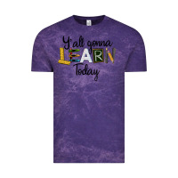 Cloud Purple Y'all Gonna Learn Today Vintage Tee - LillyAllenDesigns