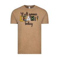 Vintage Coffee Y'all Gonna Learn Today Vintage Tee - LillyAllenDesigns