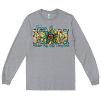 Heather Grey being a mom makes my life complete Long Sleeve Tee - SublimationCraftShop