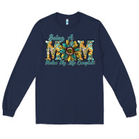 Navy being a mom makes my life complete Long Sleeve Tee - SublimationCraftShop