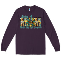 Plum being a mom makes my life complete Long Sleeve Tee - SublimationCraftShop