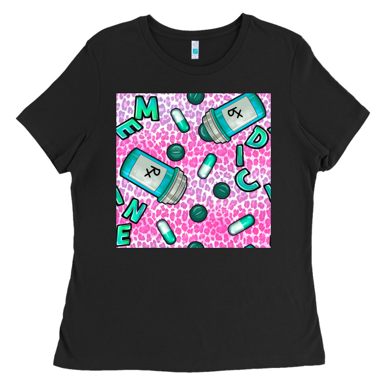 Western Medicine Seamless Pattern Ladies Tee by BundleAndBundleShop | Teevron