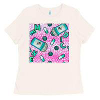 Bone Western Medicine Seamless Pattern Ladies Tee - BundleAndBundleShop