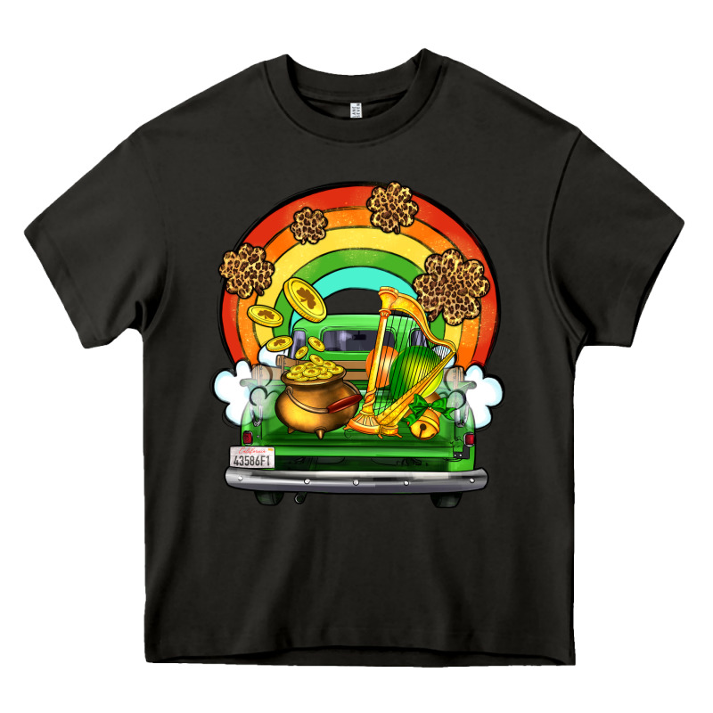 St. Patrick's Day Truck Heavy Core Tee by OliviaCreatesArt | Teevron