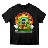 Black St. Patrick's Day truck Heavy Core Tee - OliviaCreatesArt