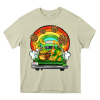 Mossy St. Patrick's Day truck Heavy Core Tee - OliviaCreatesArt