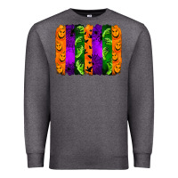 Charcoal Heather halloween brushstroke Premium Sweatshirt - Jasminsmagicworld